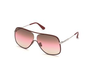 Gafas de sol Tom Ford FT0841 BRADY Plateados Cuadrada - 1