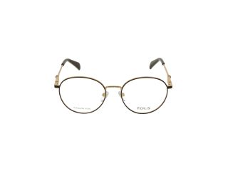 Gafas graduadas Tous VTO416S Dorados Redonda - 2