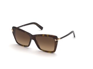 Ulleres de sol Tom Ford FT0849 LEAH Marró Papallona - 1