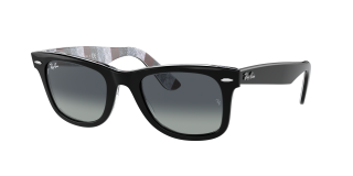 Gafas de sol Ray Ban 0RB2140 WAYFARER Negro Cuadrada - 2
