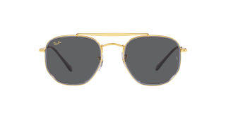 Gafas de sol Ray Ban 0RB3648M THE MARSHAL II Dorados Aviador - 1