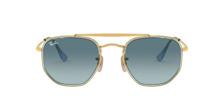 Ulleres de sol Ray Ban 0RB3648M THE MARSHAL II Gris Quadrada - 2