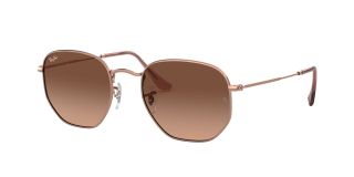 Gafas de sol Ray Ban 0RB3548N HEXAGONAL Dorados Cuadrada - 1