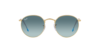 Ulleres de sol Ray Ban 0RB3447 ROUND METAL Daurats Rodona - 1
