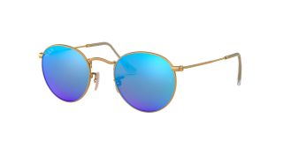 Ulleres de sol Ray Ban 0RB3447 ROUND METAL Daurats Rodona - 1