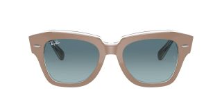 Ulleres de sol Ray Ban 0RB2186 STATE STREET Beige Quadrada - 2