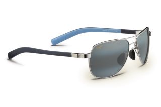 Gafas de sol Maui Jim 327 GUARDRAILS Plateados Rectangular