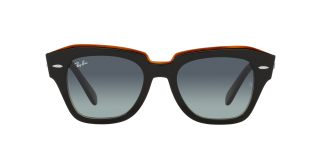 Gafas de sol Ray Ban 0RB2186 STATE STREET Negro Cuadrada - 2