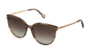 Gafas de sol Zadig & Voltaire SZV307 Marrón Ovalada