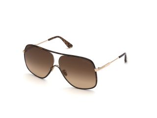 Gafas de sol Tom Ford FT0841 BRADY Dorados Cuadrada - 1
