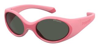 Gafas de sol Polaroid Kids PLD8037/S Rosa/Fucsia Redonda - 1