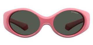 Gafas de sol Polaroid Kids PLD8037/S Rosa/Fucsia Redonda - 2