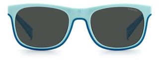 Gafas de sol Polaroid Kids PLD8041/S Azul Rectangular - 2