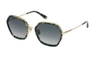 Gafas de sol Nina Ricci SNR268 Verde Cuadrada