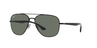 Ulleres de sol Ray Ban 0RB3683 Negre Quadrada - 2
