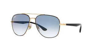 Ulleres de sol Ray Ban 0RB3683 Negre Quadrada - 2