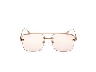 Ulleres de sol Ermenegildo Zegna EZ0213 Daurats Aviador - 2