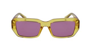 Ulleres de sol Calvin Klein Jeans CKJ23602S Groc Rectangular - 2