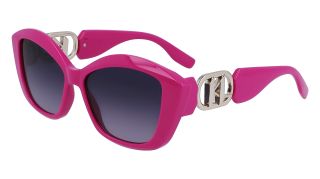 Ulleres de sol Karl Lagerfeld KL6102S Rosa/Fucsia Quadrada - 1