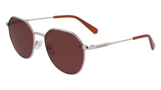 Gafas de sol Calvin Klein Jeans CKJ23201S Dorados Redonda - 1