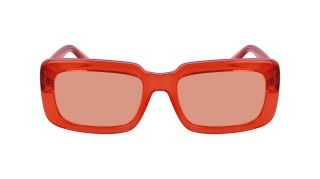 Ulleres de sol Karl Lagerfeld KL6101S Taronja Rectangular - 2