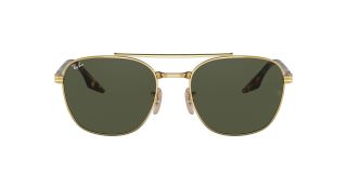 Ulleres de sol Ray Ban 0RB3688 Daurats Quadrada - 2