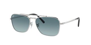 Ulleres de sol Ray Ban 0RB3636 NEW CARAVAN Platejats Quadrada - 1