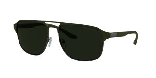Ulleres de sol Emporio Armani 0EA2144 Platejats Aviador - 1