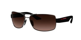 Gafas de sol Prada 0PS 50ZS Plateados Cuadrada - 1