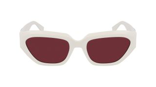 Gafas de sol Calvin Klein Jeans CKJ23652S Beige Rectangular - 2