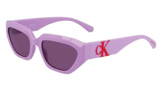 Ulleres de sol Calvin Klein Jeans CKJ23652S Lila Rectangular - 1