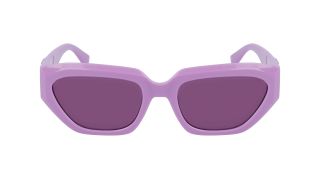 Ulleres de sol Calvin Klein Jeans CKJ23652S Lila Rectangular - 2