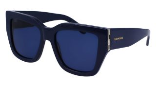 Ulleres de sol SALVATORE FERRAGAMO SF1104S Blau Rectangular - 1