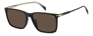 Gafas de sol David Beckham DB 1145/G/S Negro Rectangular - 1