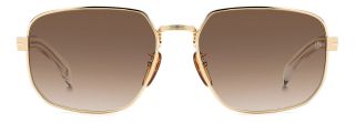 Gafas de sol David Beckham DB 7121/G/S Dorados Rectangular - 2