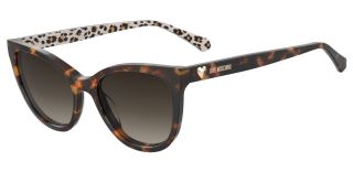 Ulleres de sol LOVE MOSCHINO MOL072/S Marró Papallona