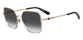 Ulleres de sol LOVE MOSCHINO MOL075/S Daurats Quadrada