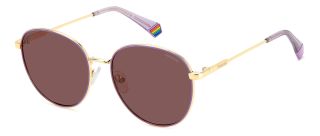 Gafas de sol Polaroid PLD 6215/S/X Dorados Ovalada - 1