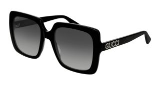 Ulleres de sol Gucci GG0418S Negre Rectangular