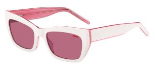 Gafas de sol Hugo HG 1301/S Blanco Mariposa - 1