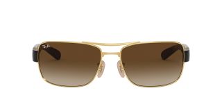 Ulleres de sol Ray Ban 0RB3522 Daurats Quadrada - 2