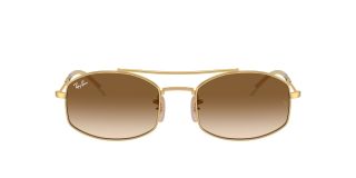Ulleres de sol Ray Ban 0RB3719 Daurats Ovalada - 2