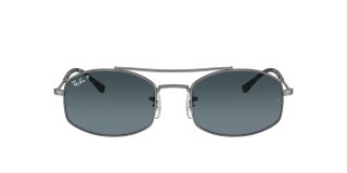 Ulleres de sol Ray Ban 0RB3719 Platejats Ovalada - 2