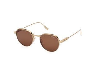 Ulleres de sol Ermenegildo Zegna EZ0244 Daurats Rodona - 1