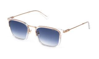 Gafas de sol Police SPLP27 OCTANE 12 Dorados Cuadrada