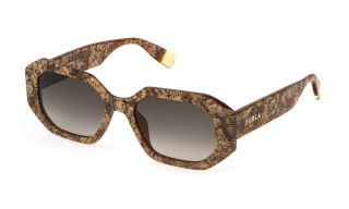 Gafas de sol Furla SFU815 Marrón Cuadrada