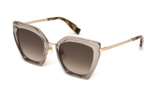 Gafas de sol Furla SFU821 Beige Cuadrada