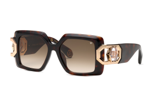Gafas de sol Philipp Plein SPP159 PLEIN HERA Marrón Cuadrada