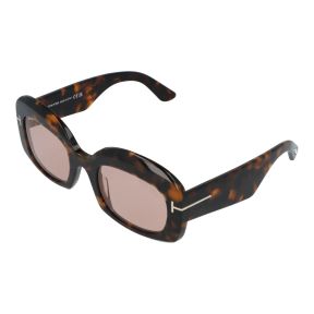 Gafas de sol Tom Ford FT1219 CARMEN-02 Marrón Rectangular - 1