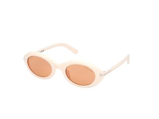 Gafas de sol Tom Ford FT1186 CARMEN Blanco Ovalada - 1